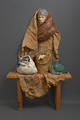 poster for Susan Grabel “Homeless in the Land of Plenty - Redux: Clay sculptures”