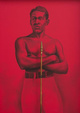 poster for Whitfield Lovell “Le Rouge et Le Noir”
