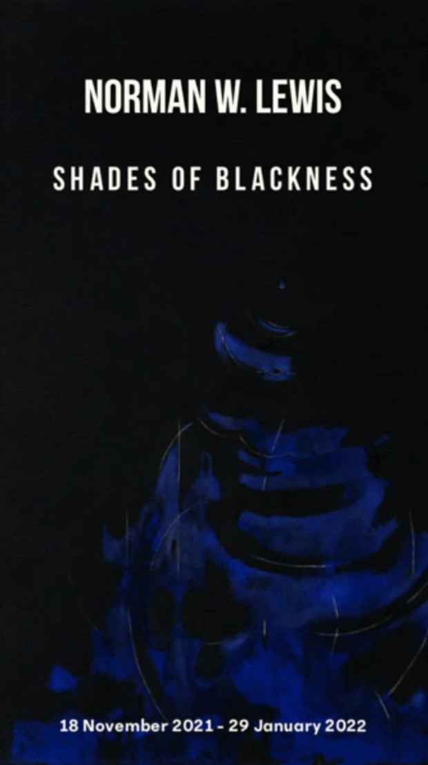 poster for Norman Lewis “Shades of Blackness”