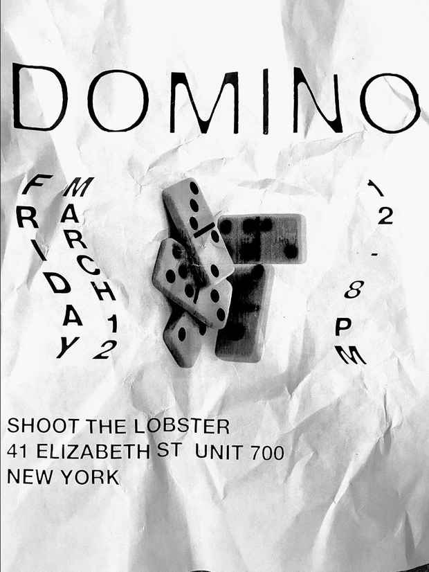 poster for “DOMINO” Exhibition