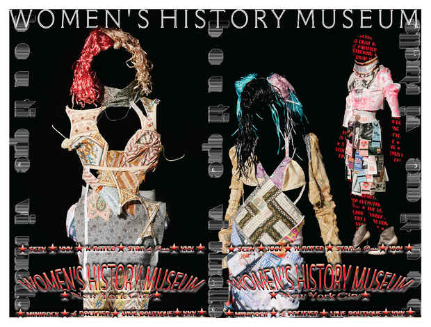 poster for “Women’s History Museum MORT de la MODE….Everything must go!” Exhibition