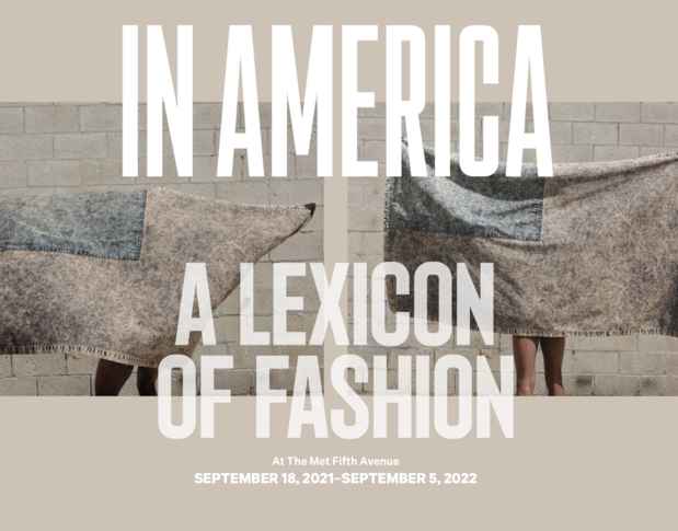 poster for “The Costume Institute’s In America: A Lexicon of Fashion” Exhibition