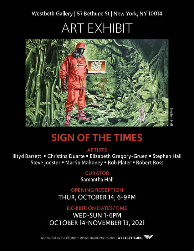 poster for “Signs Of The Times” Exhibition