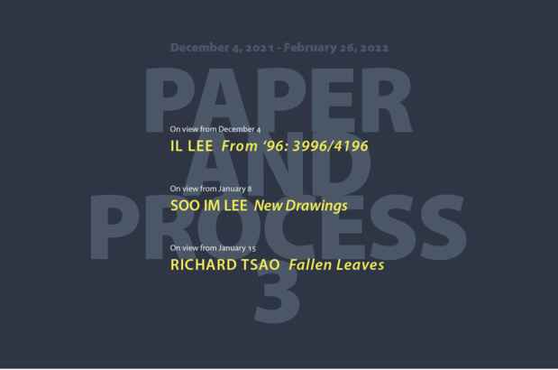 poster for “Paper And Process 3” Exhibition