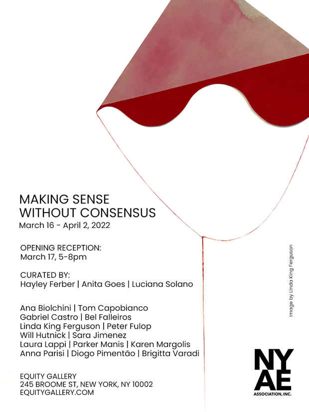 poster for “Making Sense Without Consensus” Exhibition