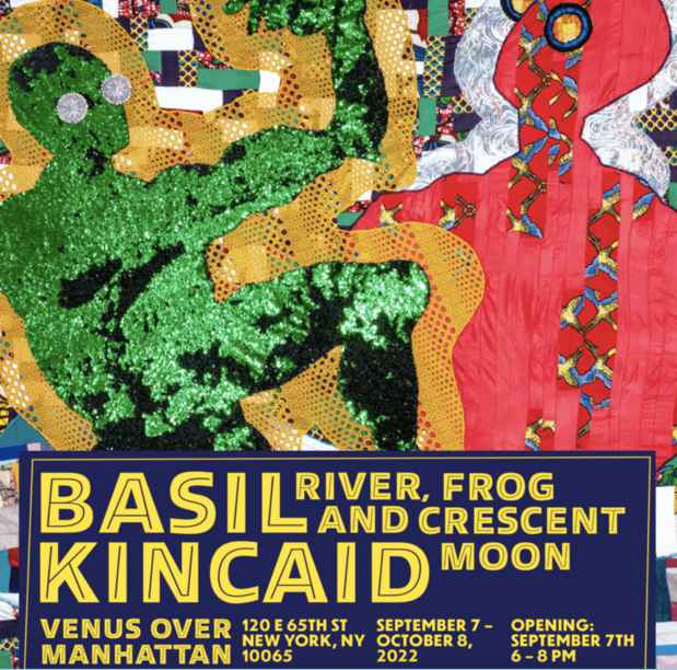 poster for Basil Kincaid “River, Frog and Crescent Moon”