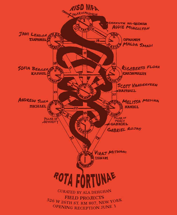 poster for “Rota Fortunae a RISD MFA Showcase” Exhibition